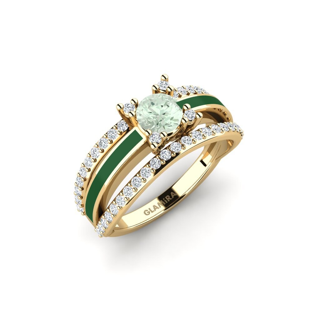 Green Amethyst Ring Hauli