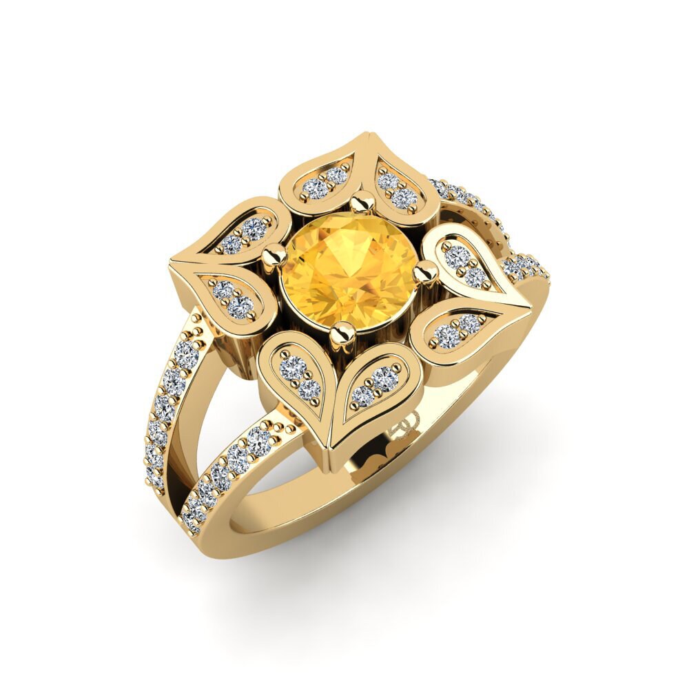 Citrine Engagement Ring Kassie