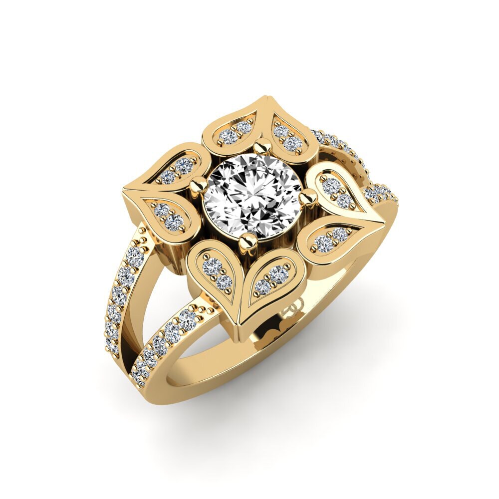 Moissanite Bague de fiançailles Kassie