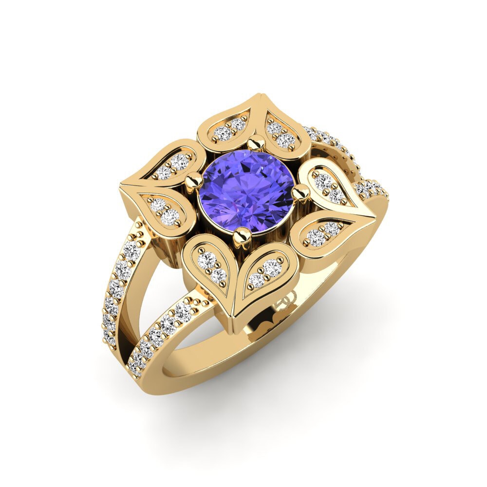 Tanzanita Anillo de compromiso Kassie