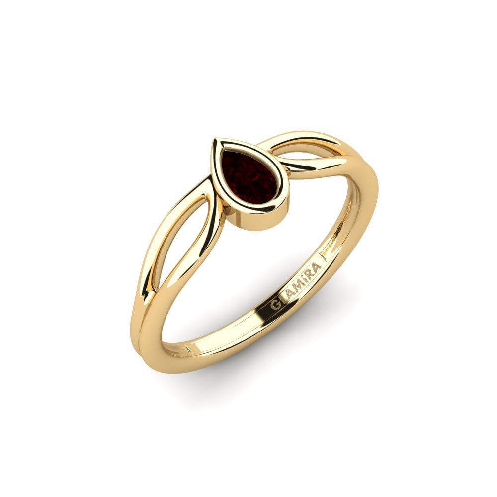 Garnet Engagement Ring Lidosffad