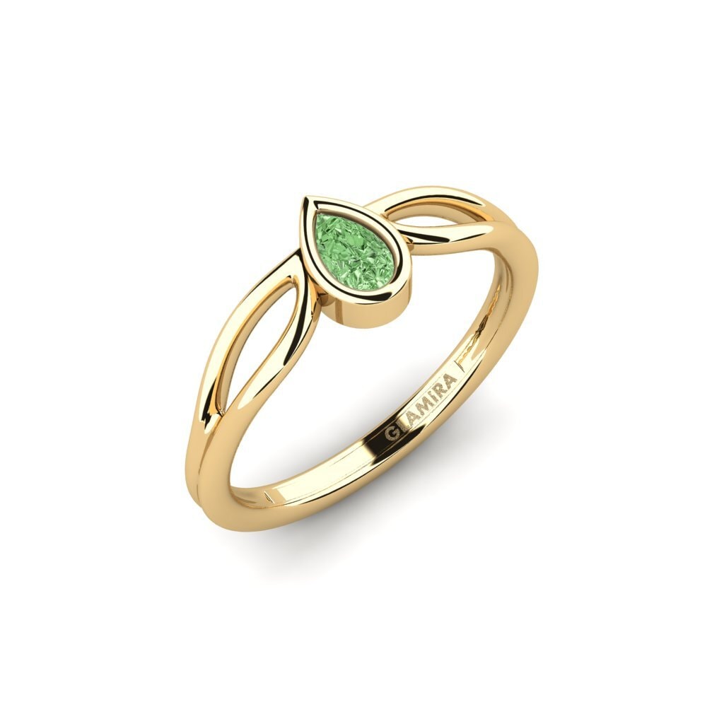 Green Diamond Engagement Ring Lidosffad