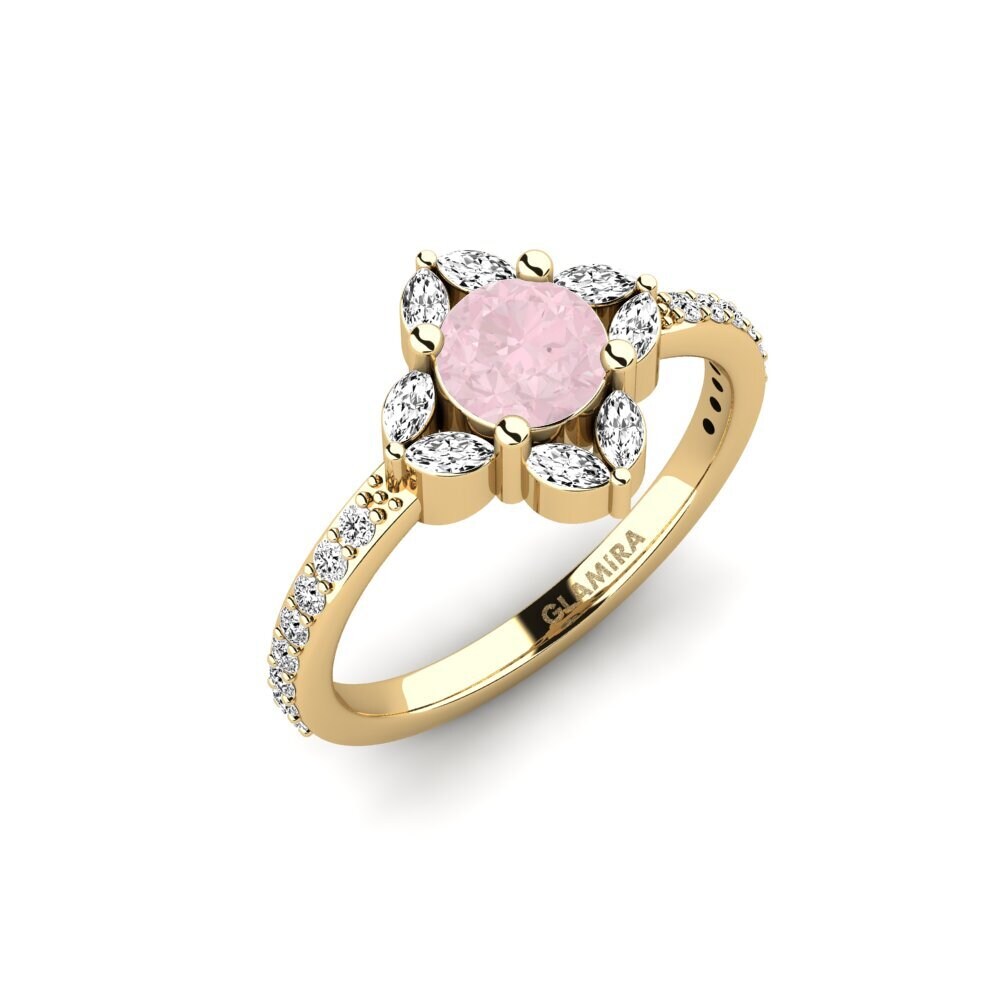 Rose Quartz Engagement Ring Namea