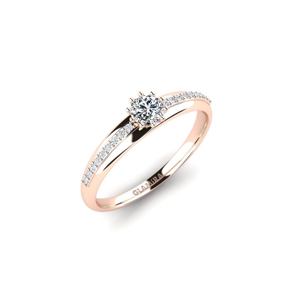 Rotgold 585 Verlobungsring Shaed