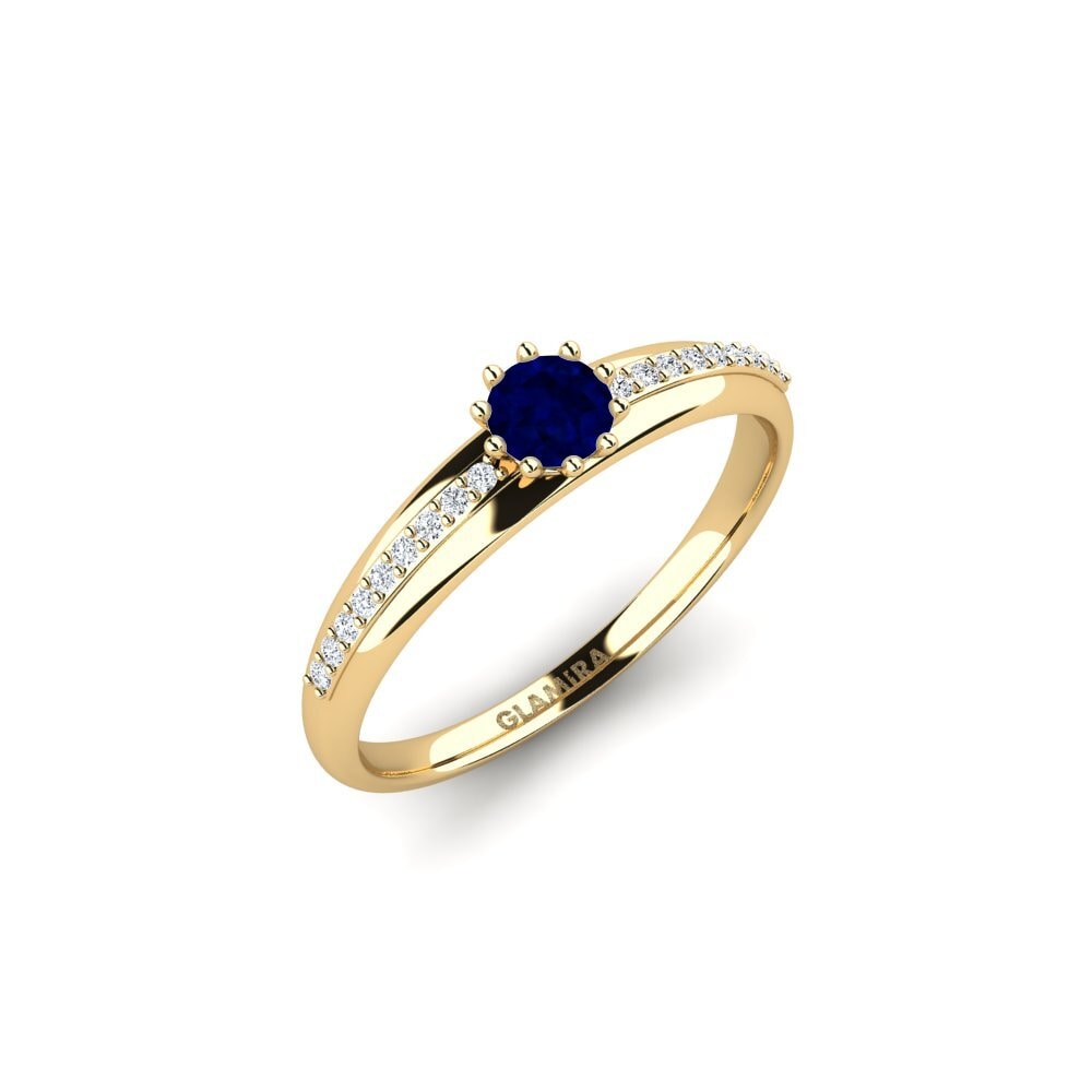 Saphir Verlobungsring Shaed