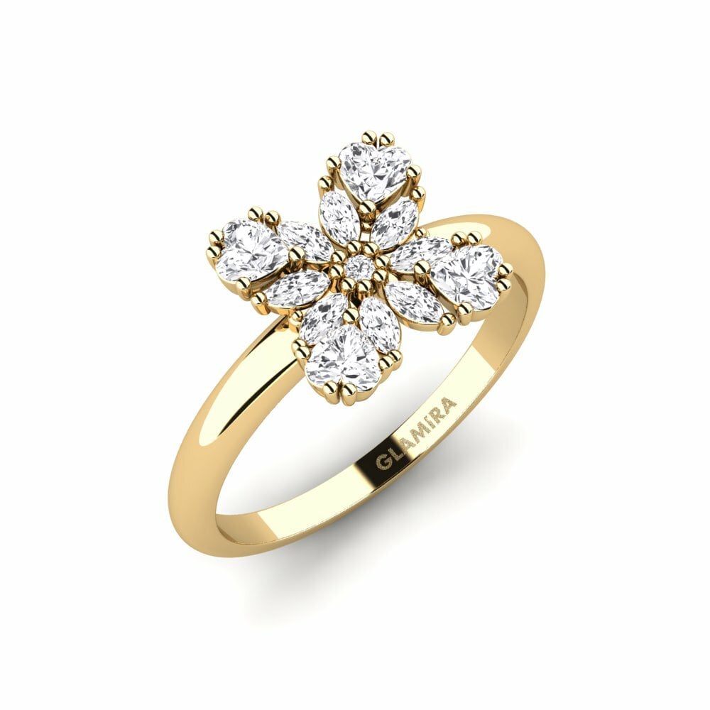 Saphir Blanc Bague Obstanses