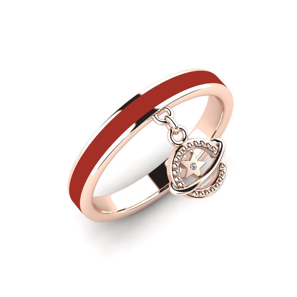Rotgold 585 Ring Orinston