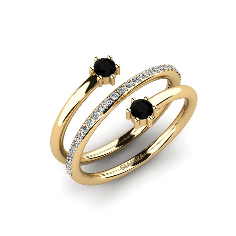 Black Sapphire Ring Outih