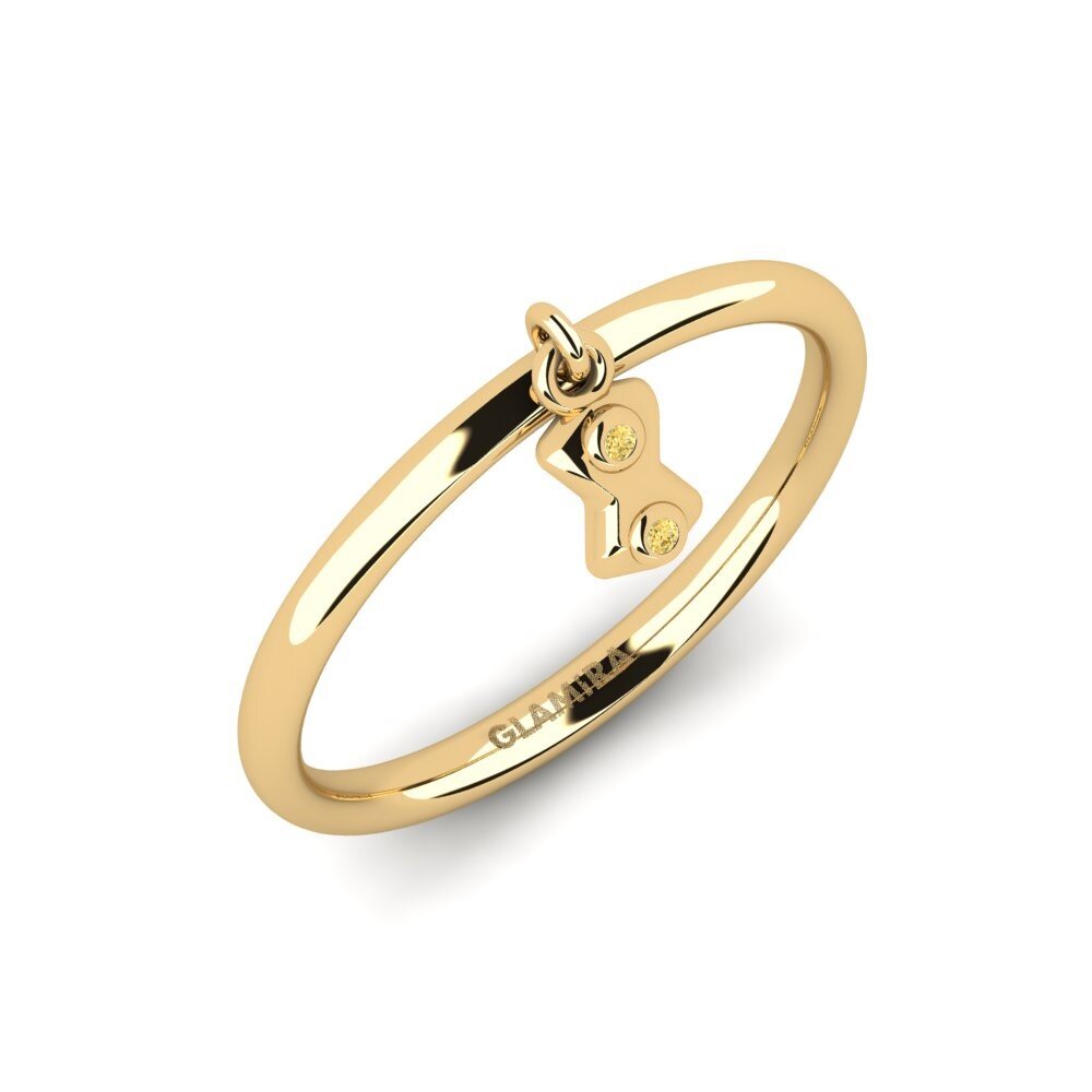 Yellow Diamond Ring Oysioer