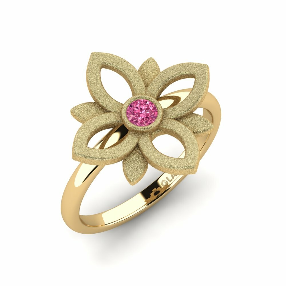 Anillo Paxil Turmalina rosa