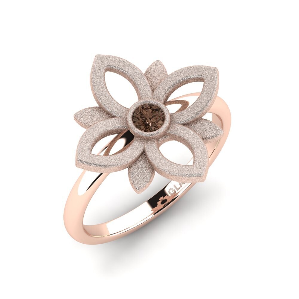 14k Rose Gold Smoky Quartz Ring Paxil