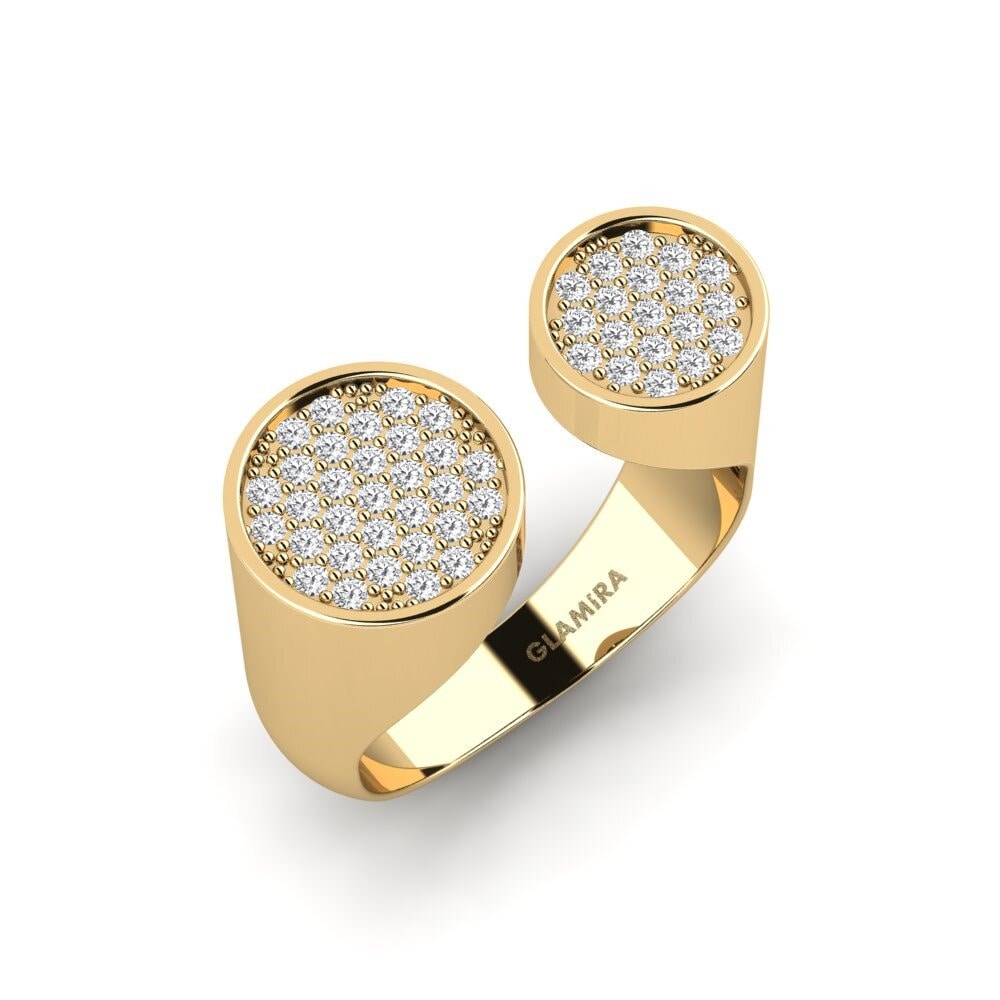 Saphir Blanc Bague Phlowl