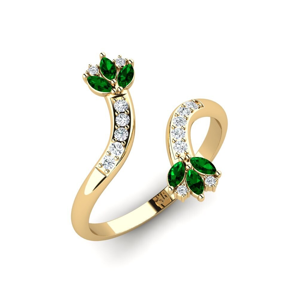 Green Zirconia Ring Poised