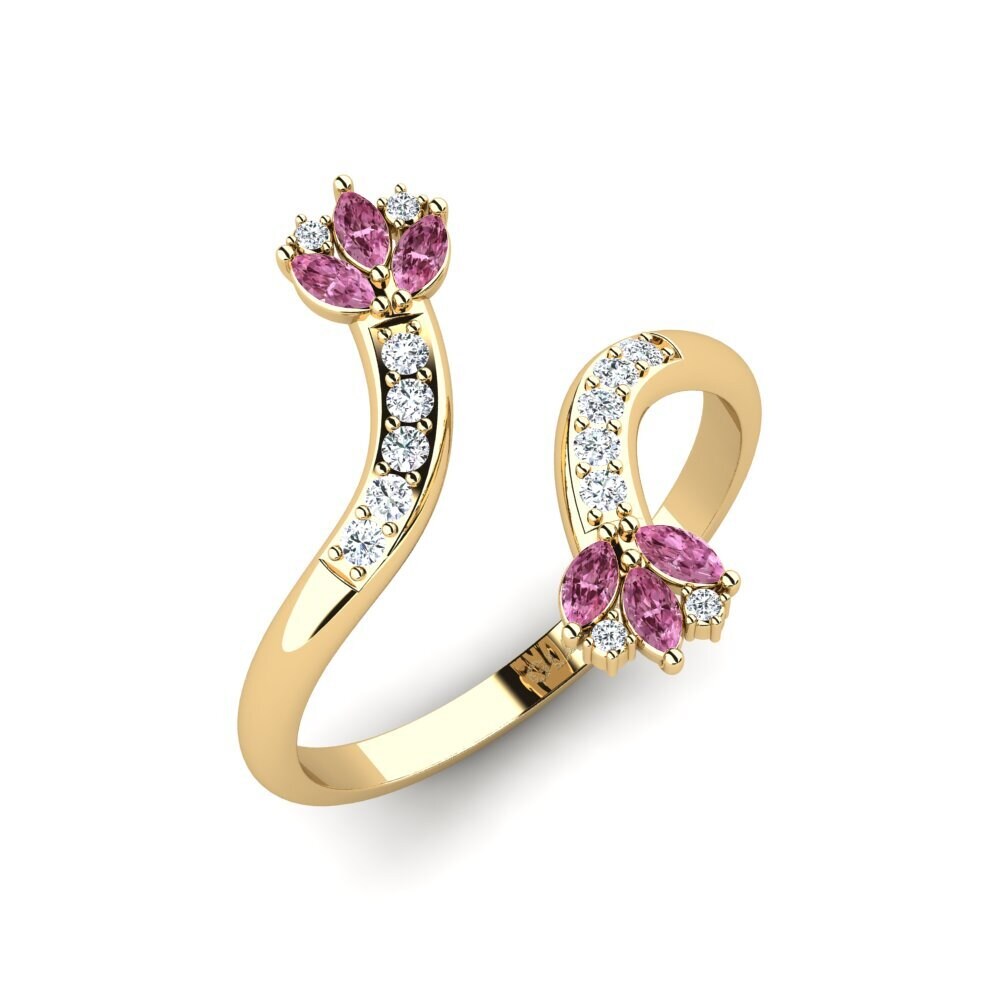 Rhodolite Garnet Ring Poised