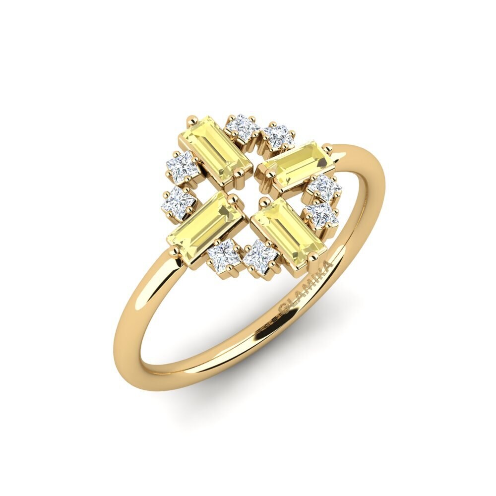 Yellow Sapphire Ring Potles