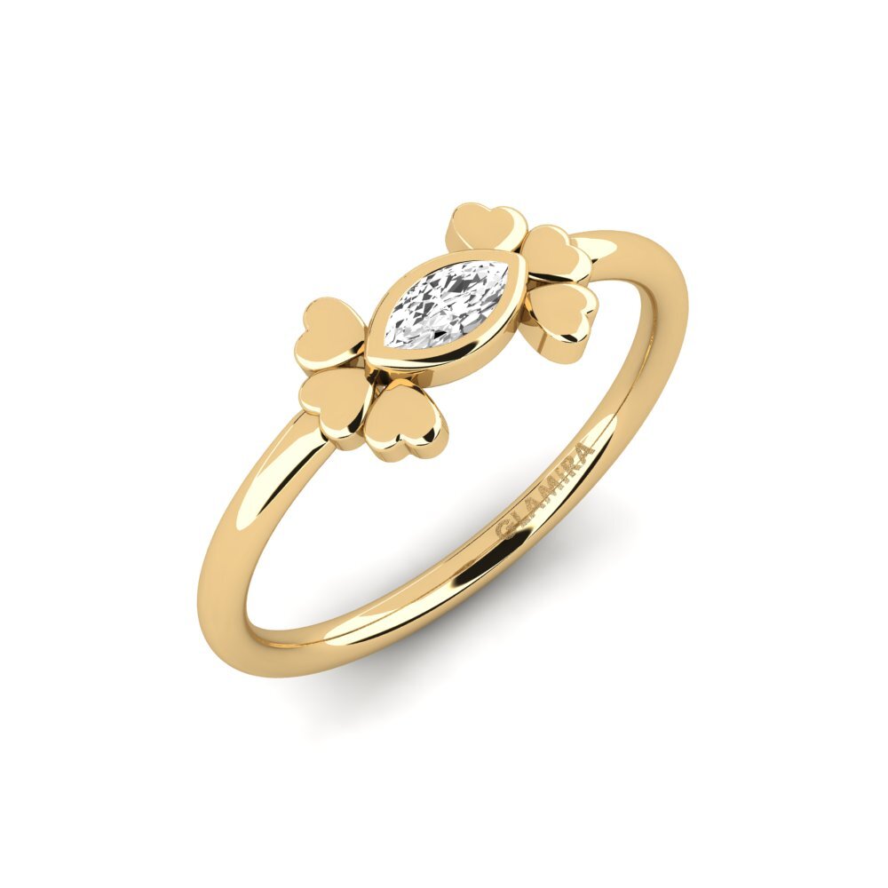 White sapphire Ring Psot