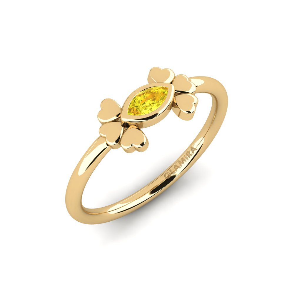 Yellow Sapphire Ring Psot