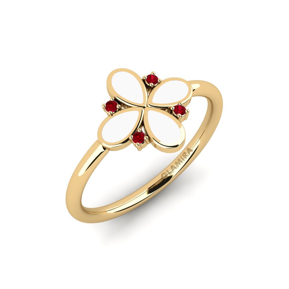 Red Zirconia Ring Scractore