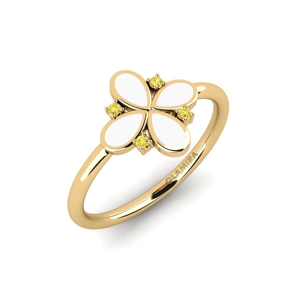 Yellow Sapphire Ring Scractore
