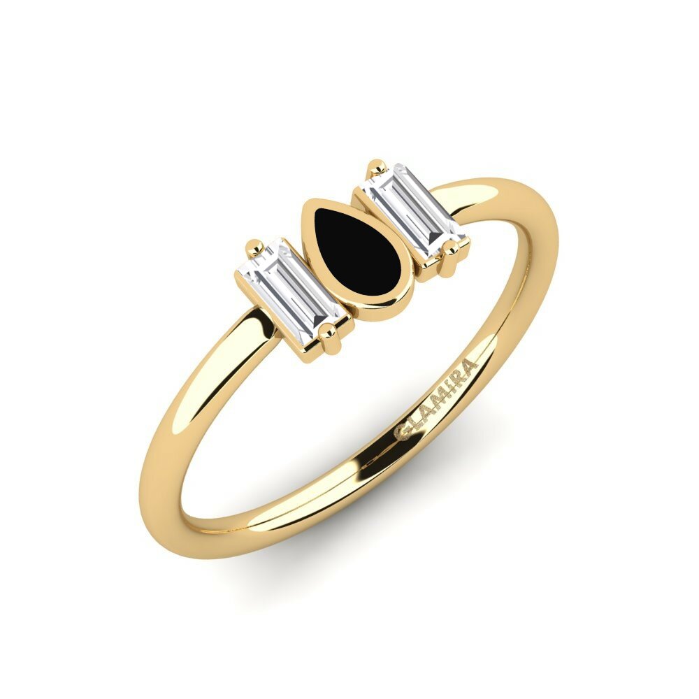 Zafiro blanco Anillo Sihgh