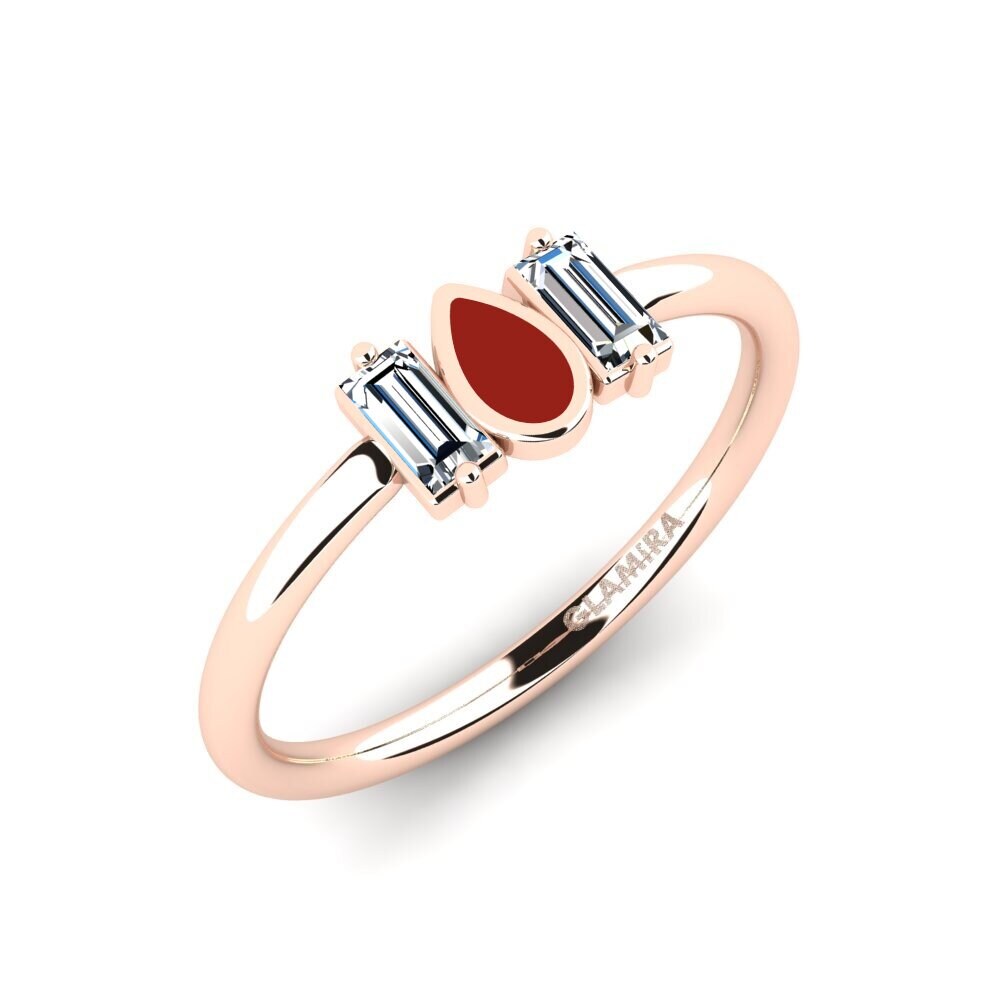 Rotgold 585 Ring Sihgh