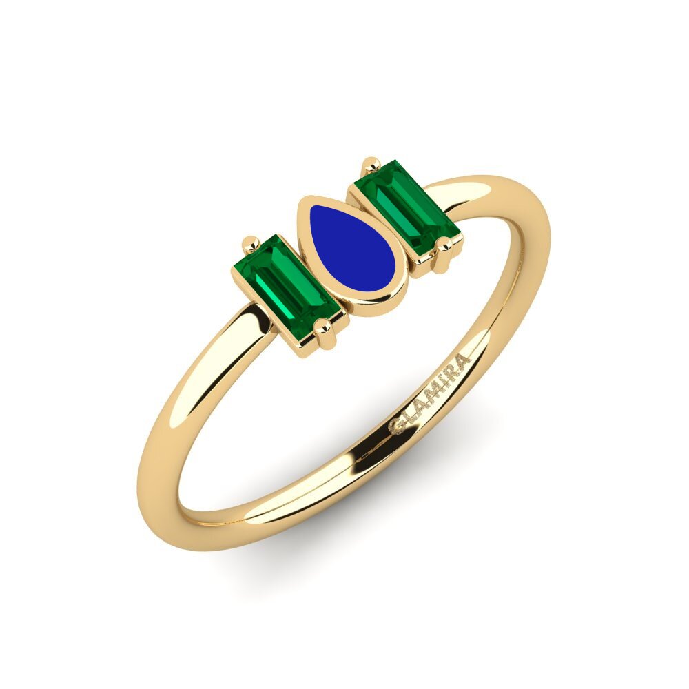 Grüner Zirkonia Ring Sihgh