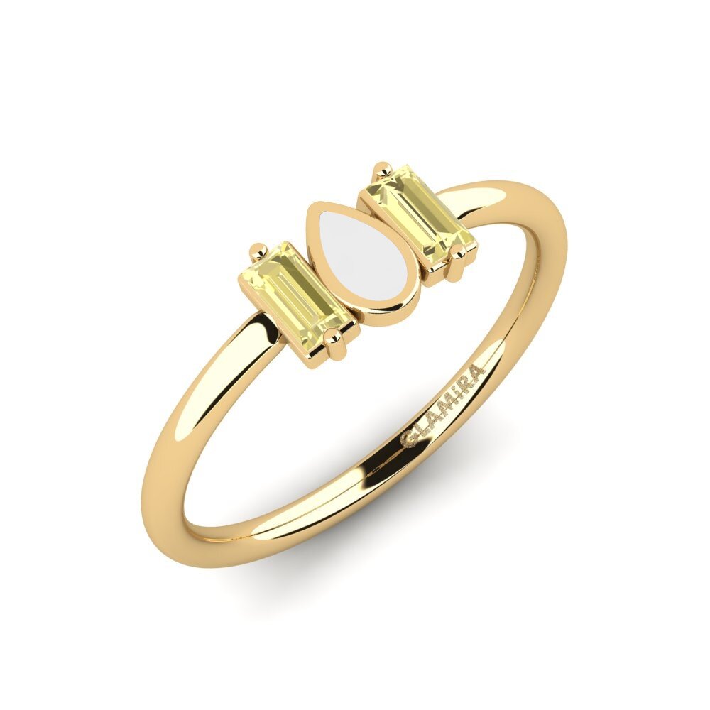 Yellow Sapphire Ring Sihgh