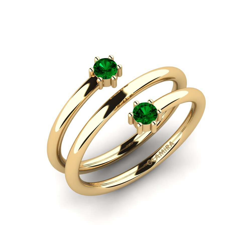 Green Zirconia Ring Srprise