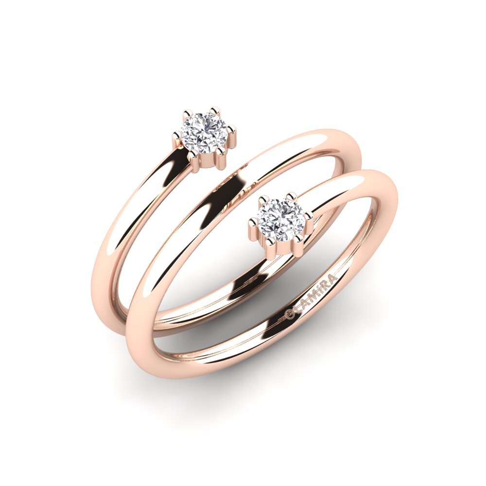14ct Rose Gold Lab Grown Diamond Ring Srprise