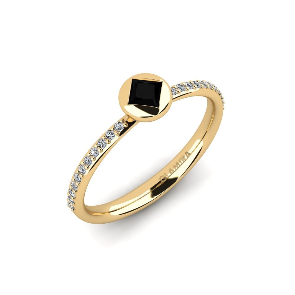 Black Sapphire Engagement Ring Standish