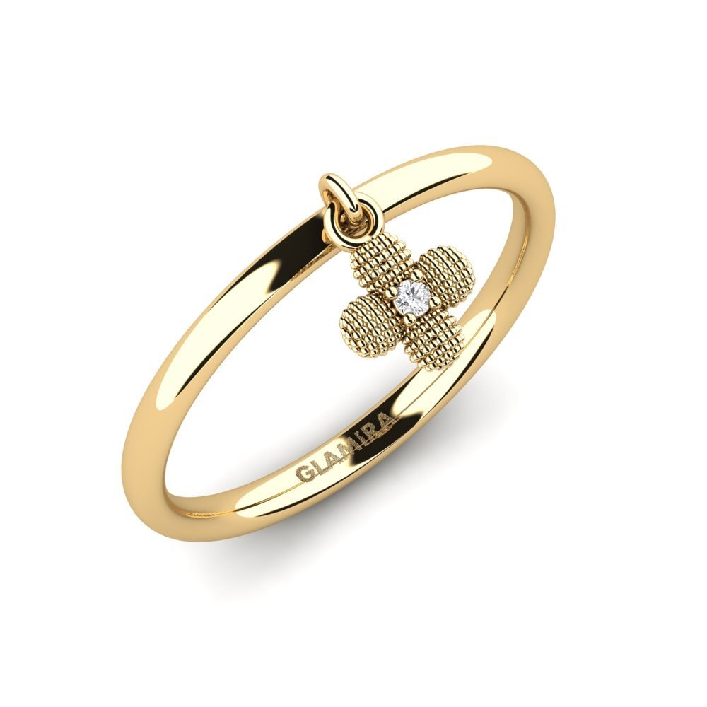 White sapphire Ring Sylleneser