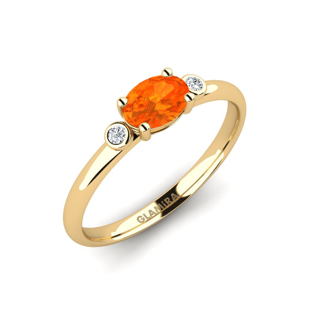 Fire Opal Engagement Ring Forsany