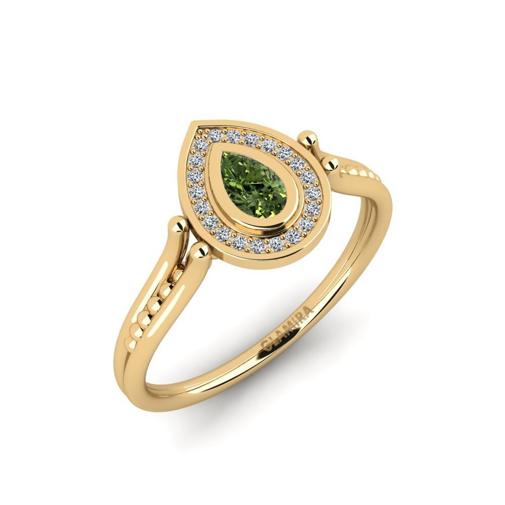 Green Sapphire Engagement Ring Laune