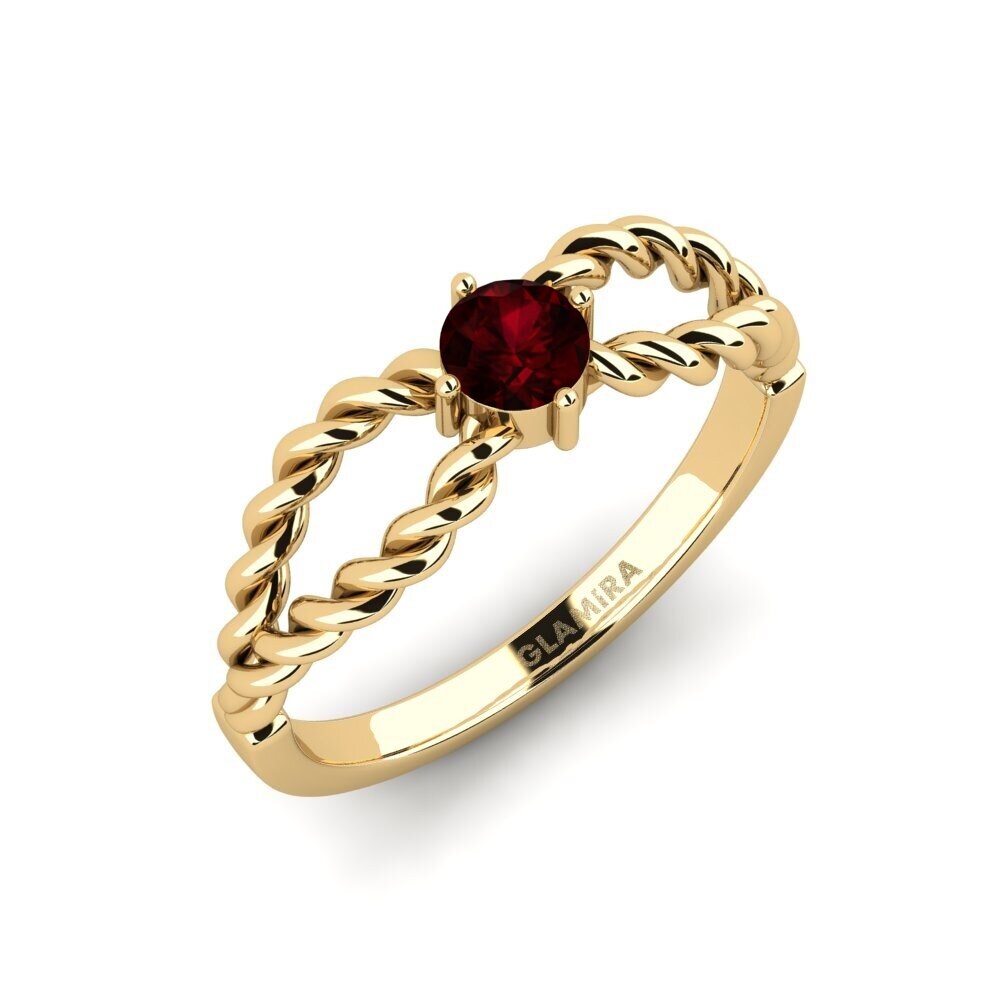 Garnet Engagement Ring Leppo