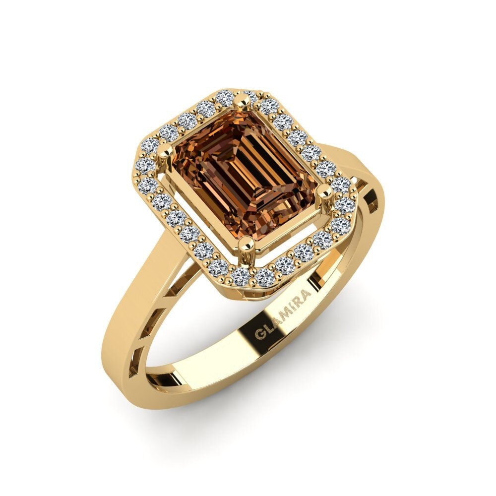 Brauner Diamant Verlobungsring Manifoldness