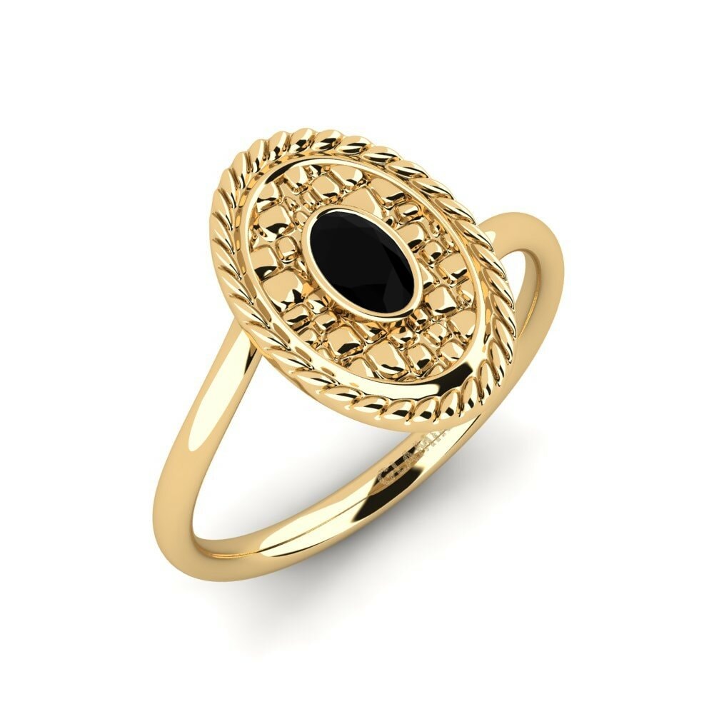 Diamante Negro Anillo de compromiso Muiradus