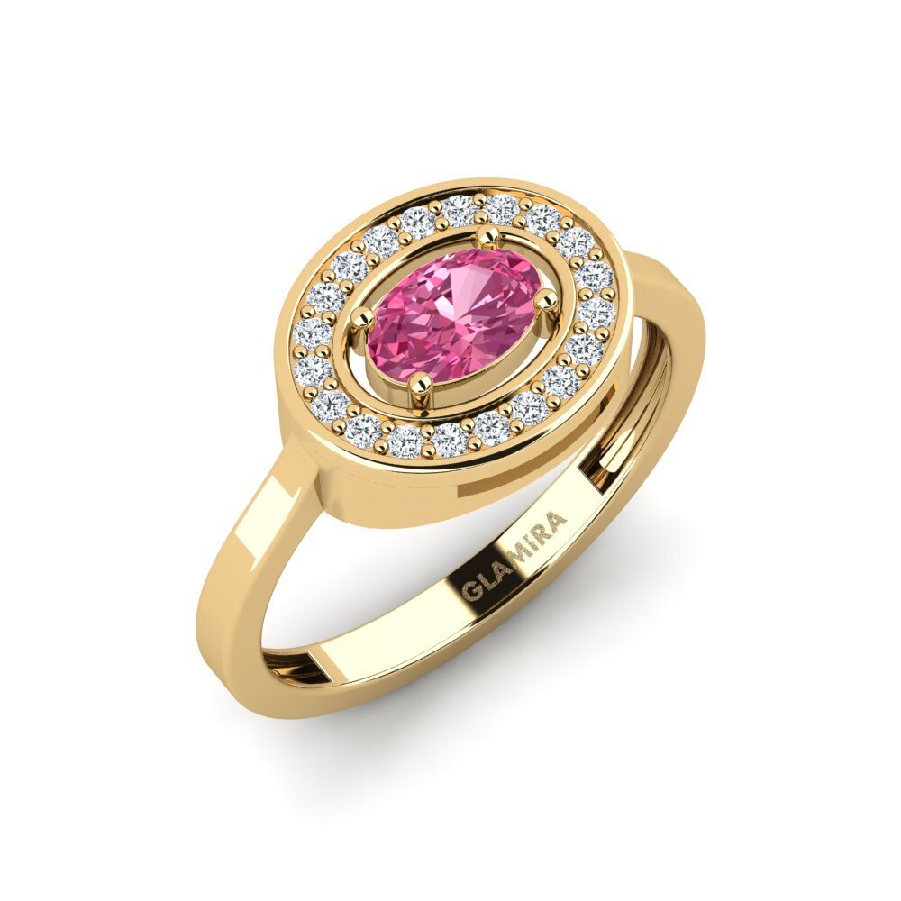 Pink Tourmaline Engagement Ring Nifi