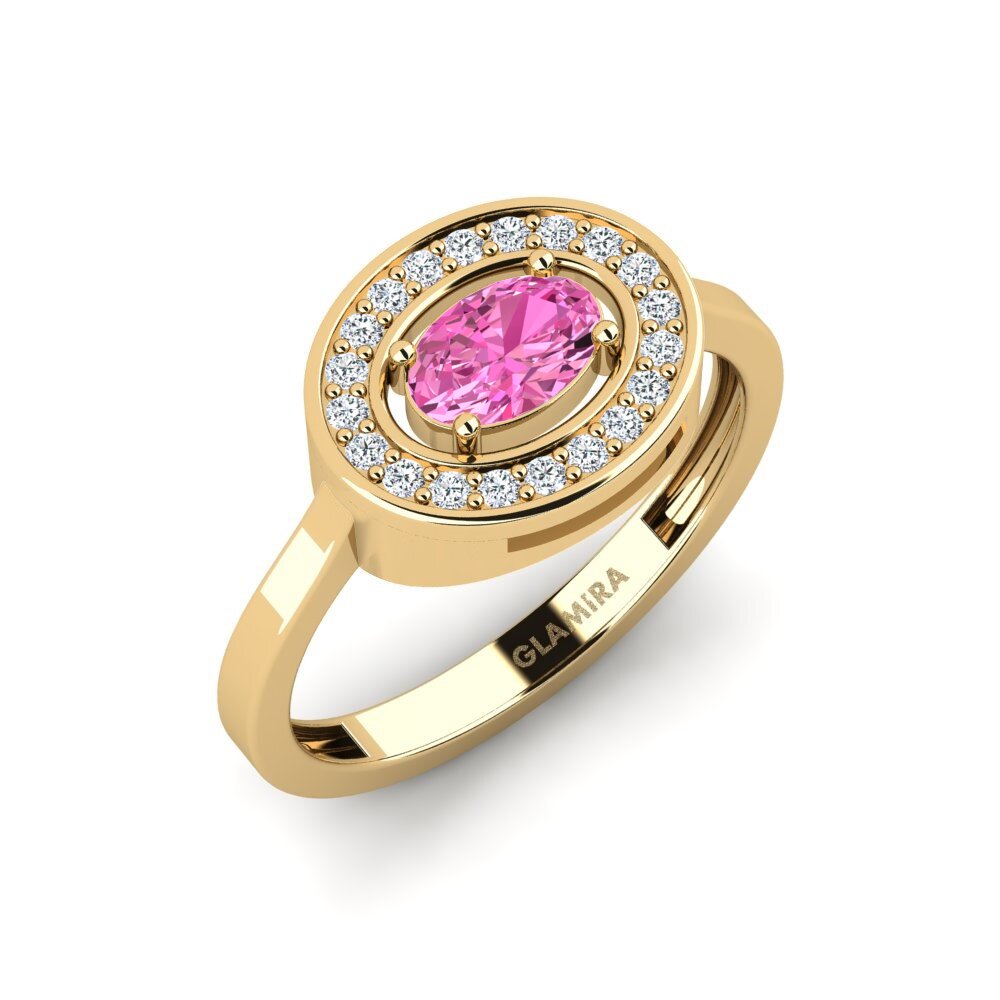Pink Topaz Engagement Ring Nifi