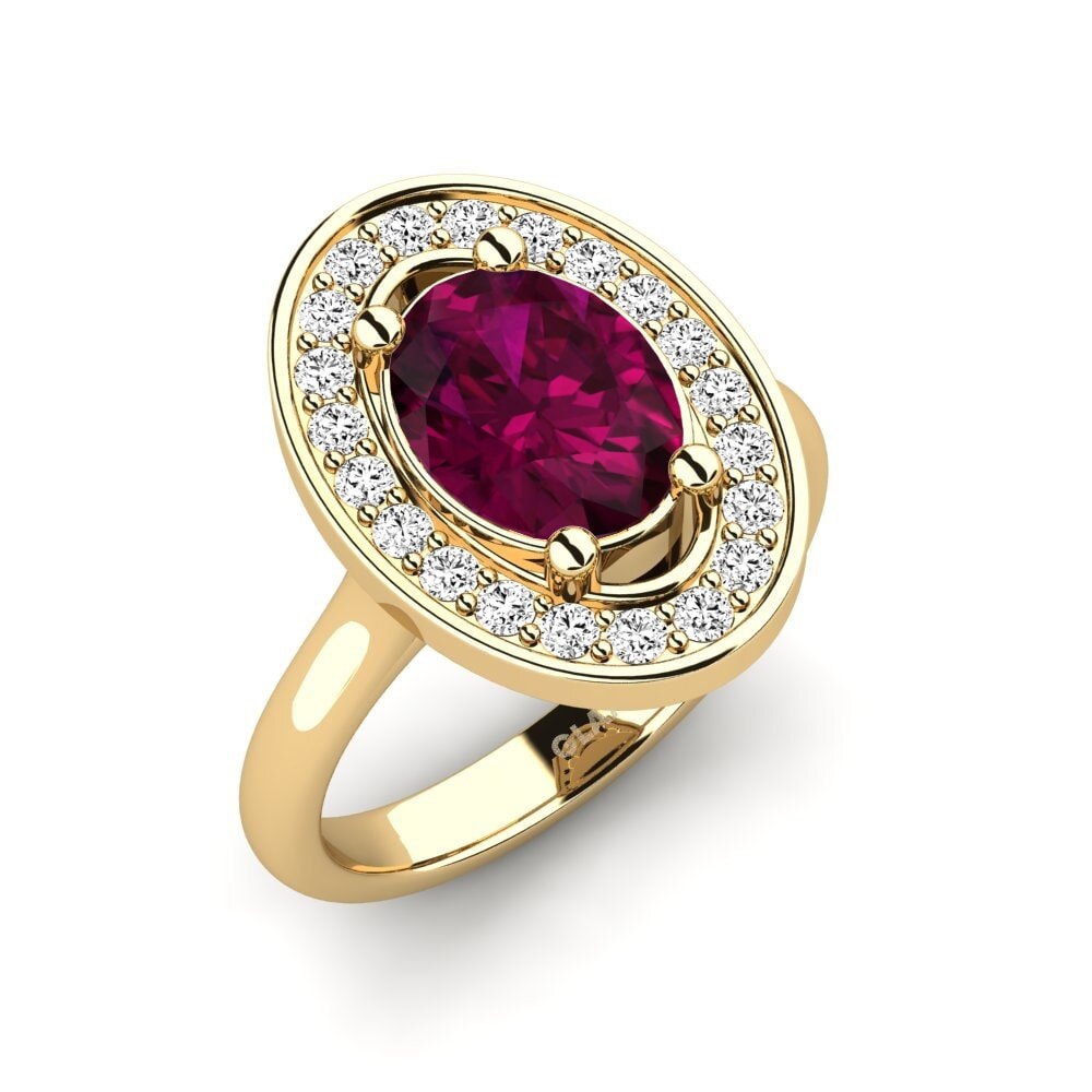 Grenat de Rhodolite Bague de fiançailles Olpeamse