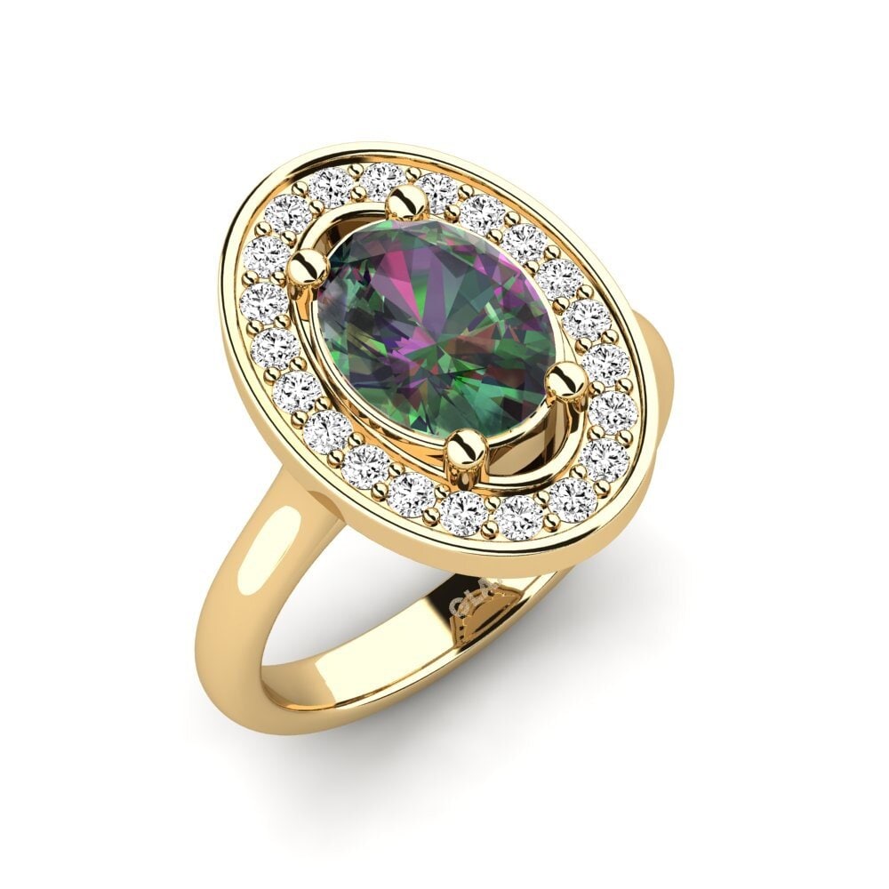 Mystic Topaz Engagement Ring Olpeamse