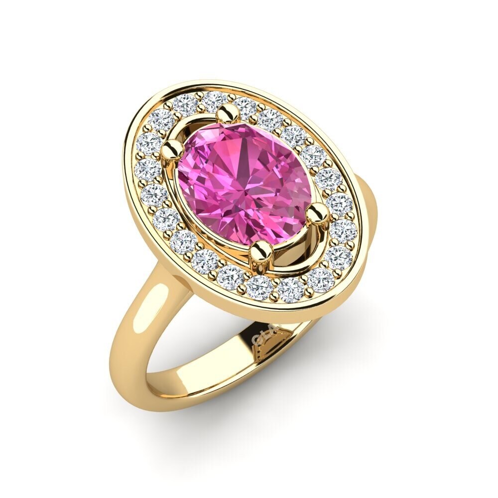 Pink Topaz Engagement Ring Olpeamse