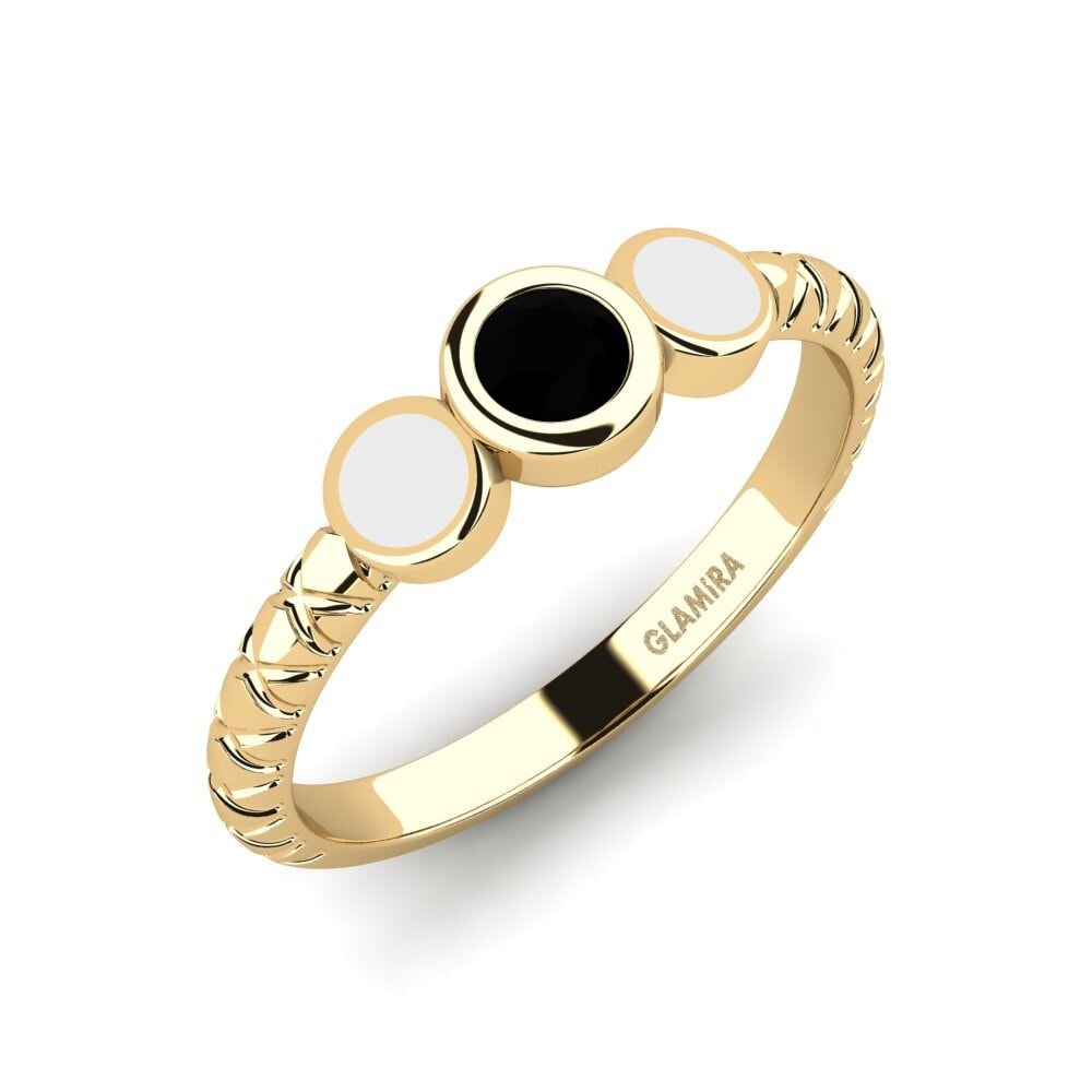 Schwarzer Onyx Ring Owicim