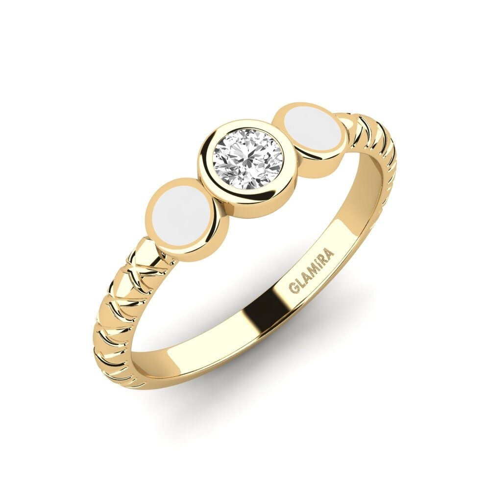 Weißer Saphir Ring Owicim