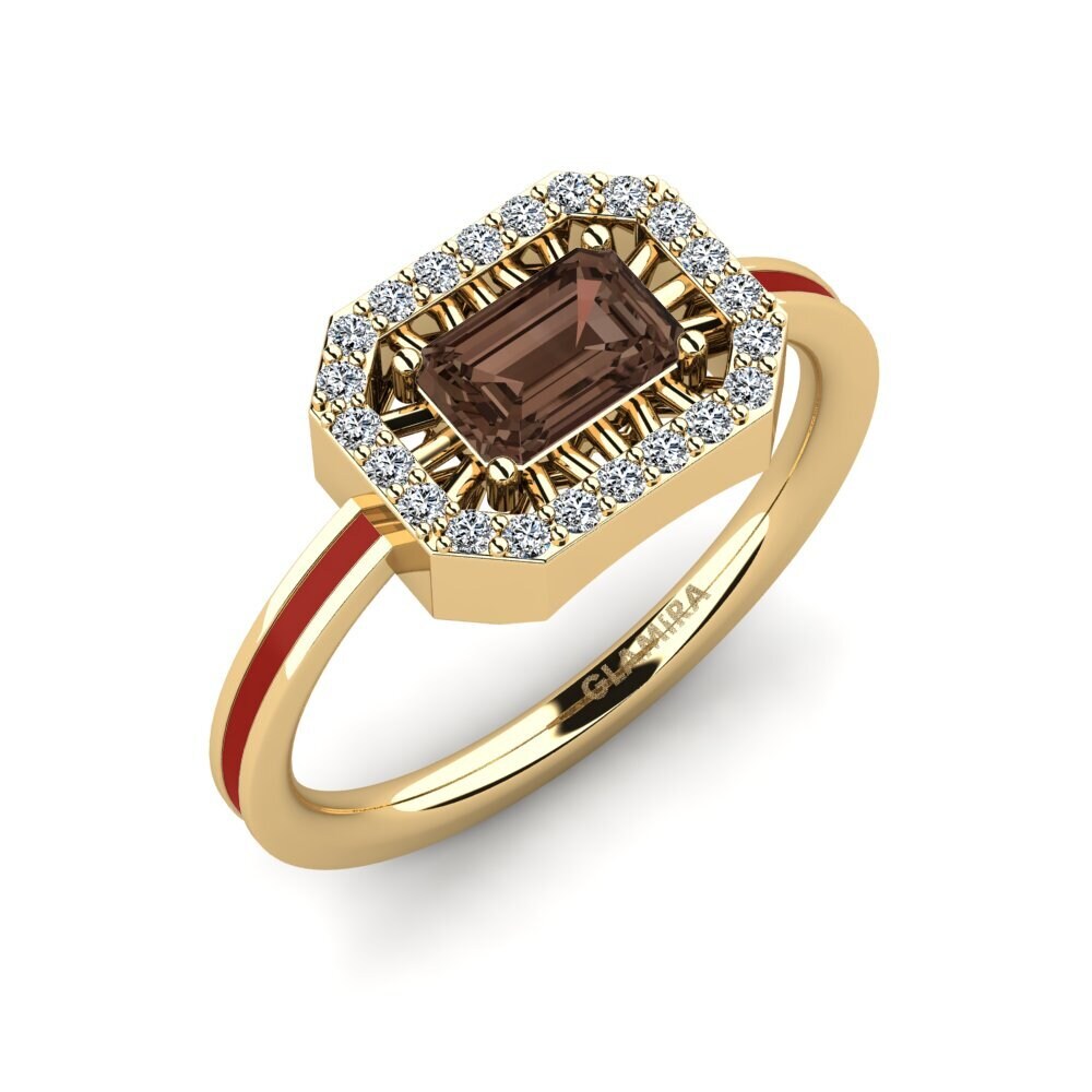 Smoky Quartz Ring Owroni