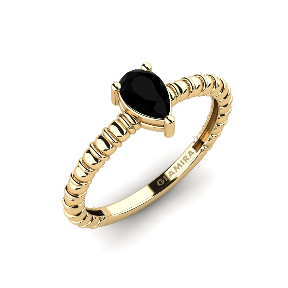 Black Sapphire Engagement Ring Privies