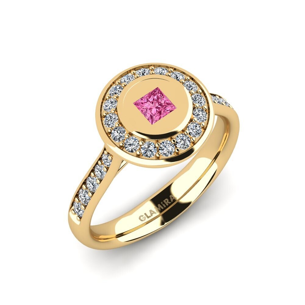 Pink Tourmaline Engagement Ring Quell