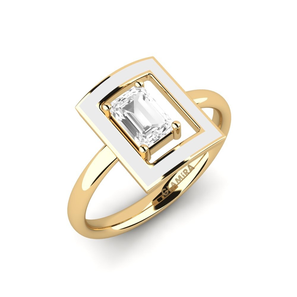 Weißer Saphir Ring Roble