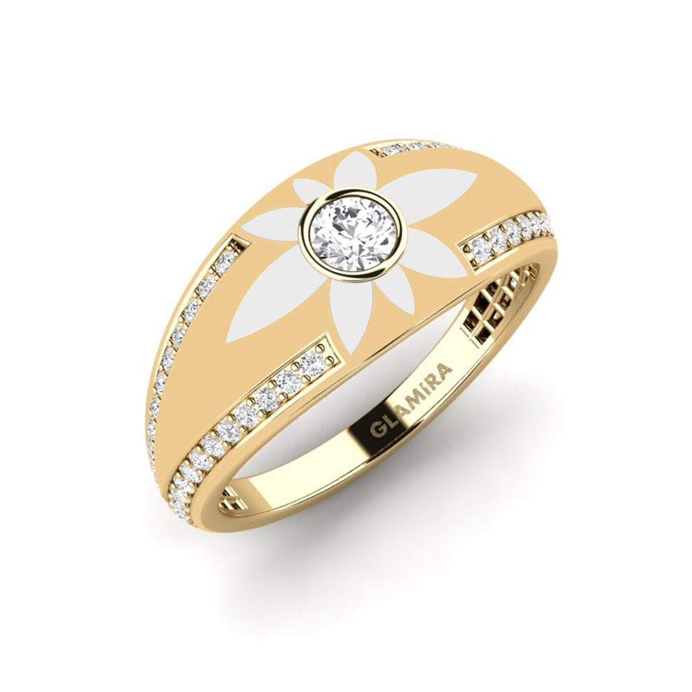 Weißer Saphir Ring Rochellxv
