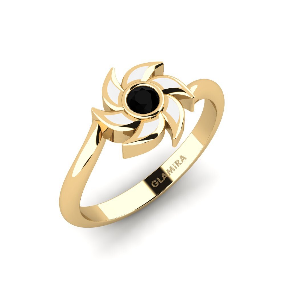 Schwarzer Onyx Ring Unspread