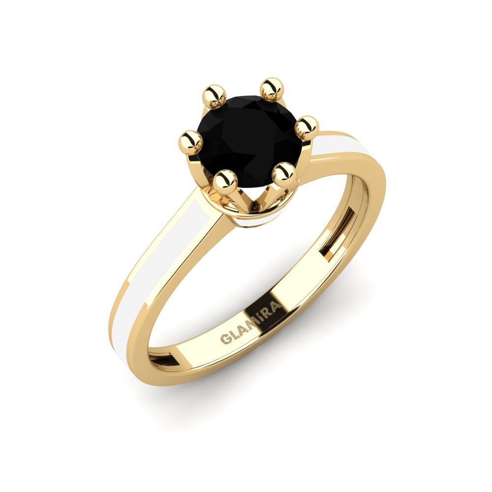 Schwarzer Onyx Ring Uriss